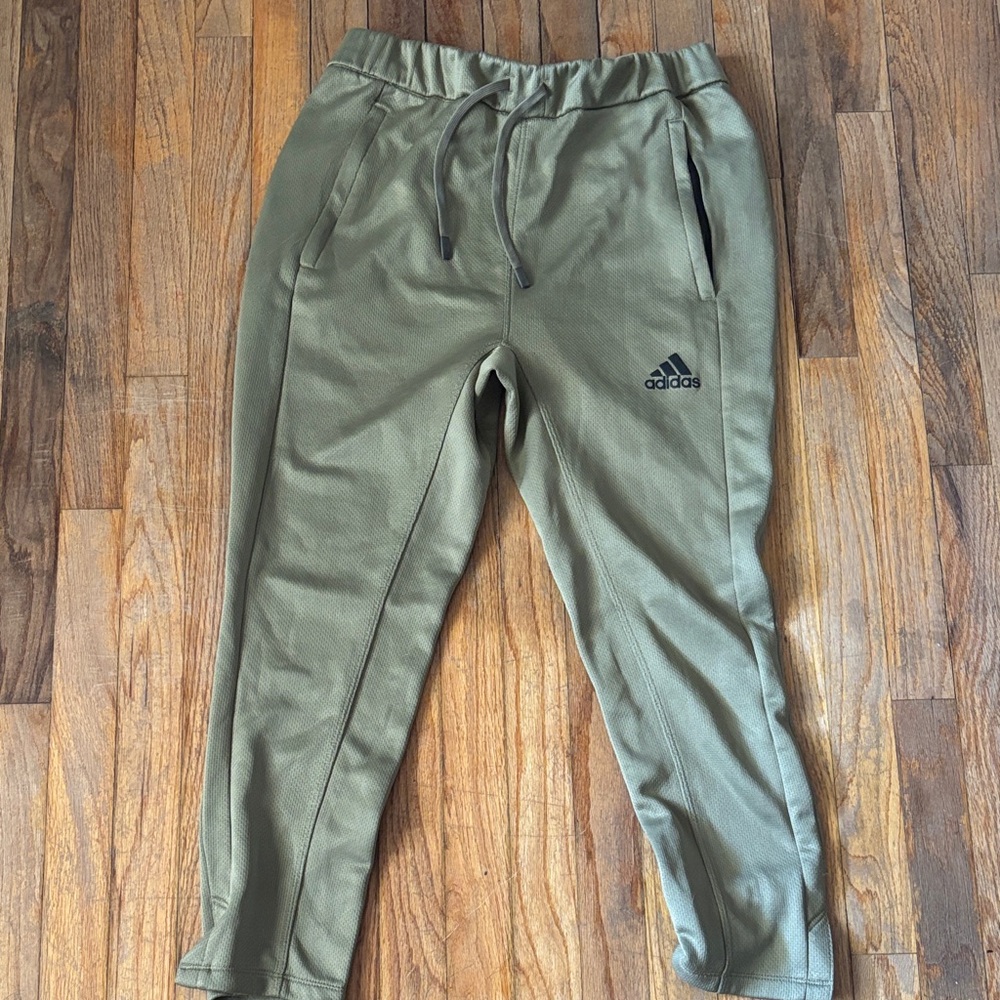 Adidas Khaki Green Track Pants